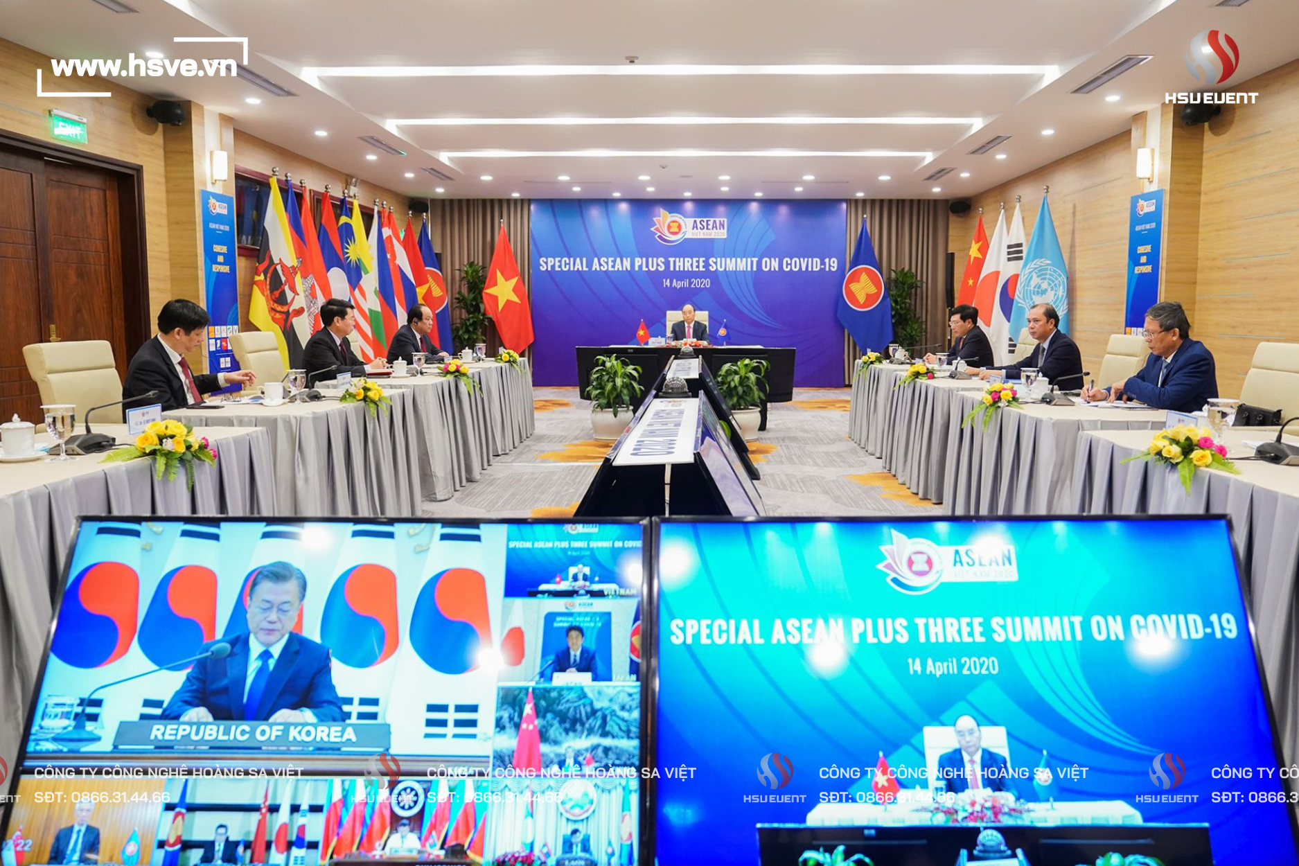 Tivi 55 inch tại sự kiện