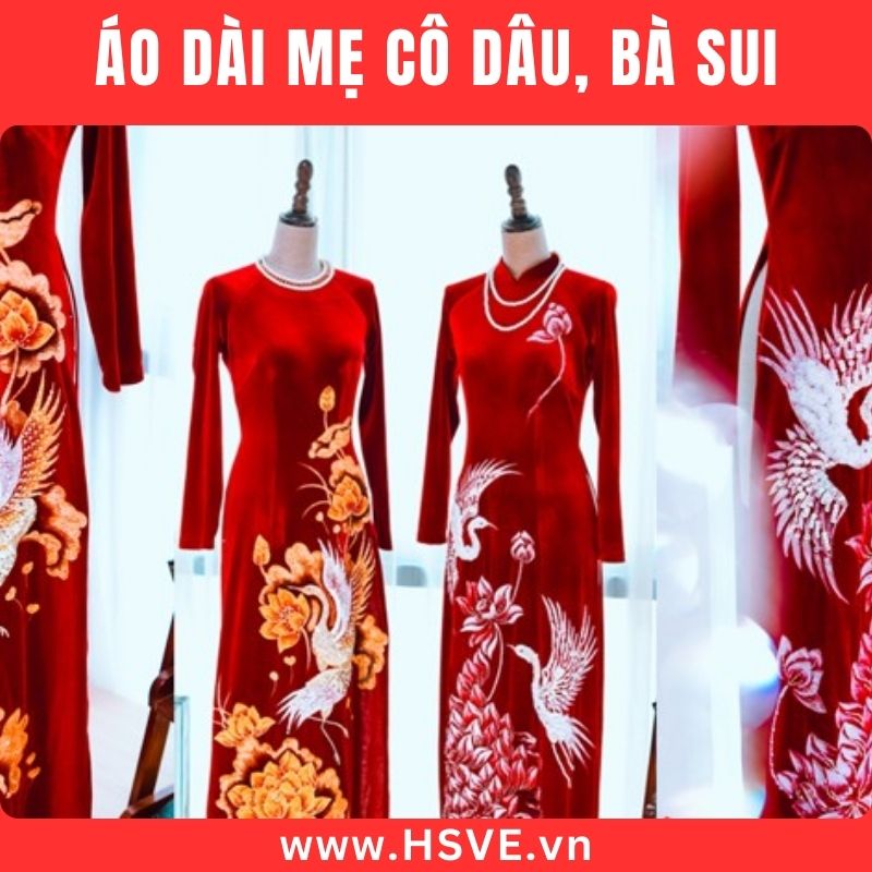 10+ Mẫu áo dài bà sui nhẹ nhàng sang trọng 2025