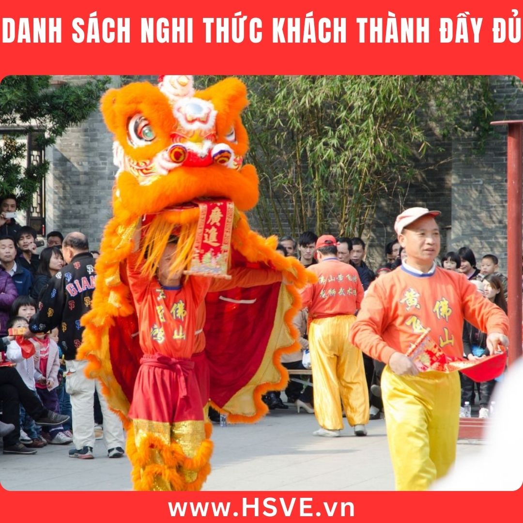 Các bước chuẩn bị nghi thức