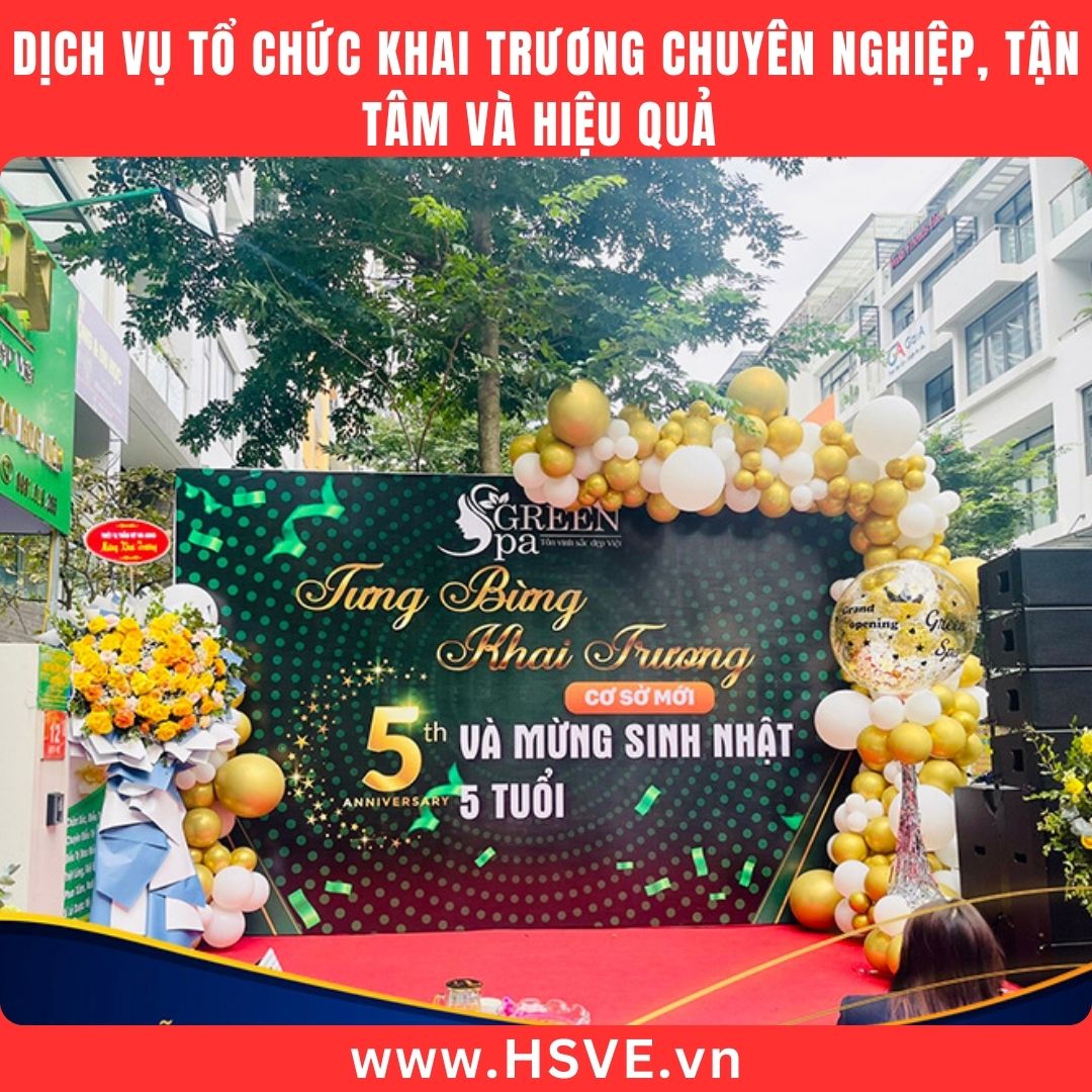 Cam kết khai trương chỉn chu