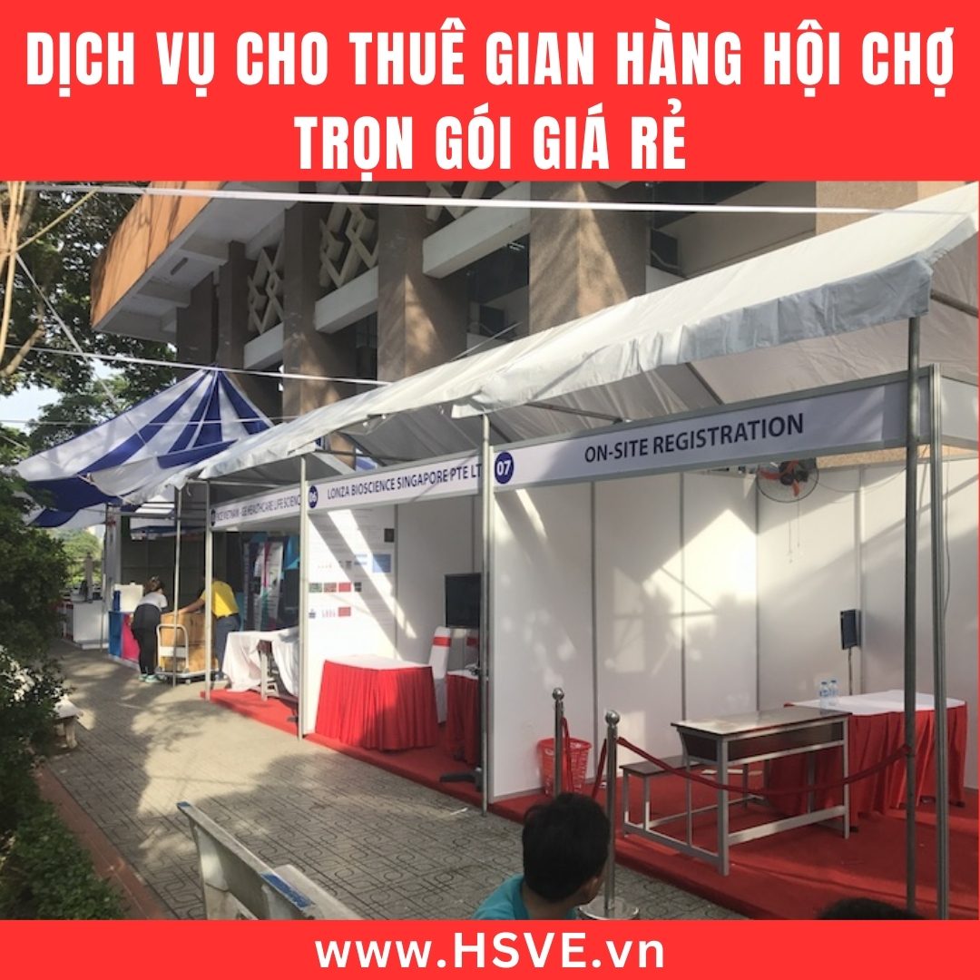 Dịch Vụ Cho Thuê Gian Hàng Hội Chợ Trọn Gói Giá Rẻ