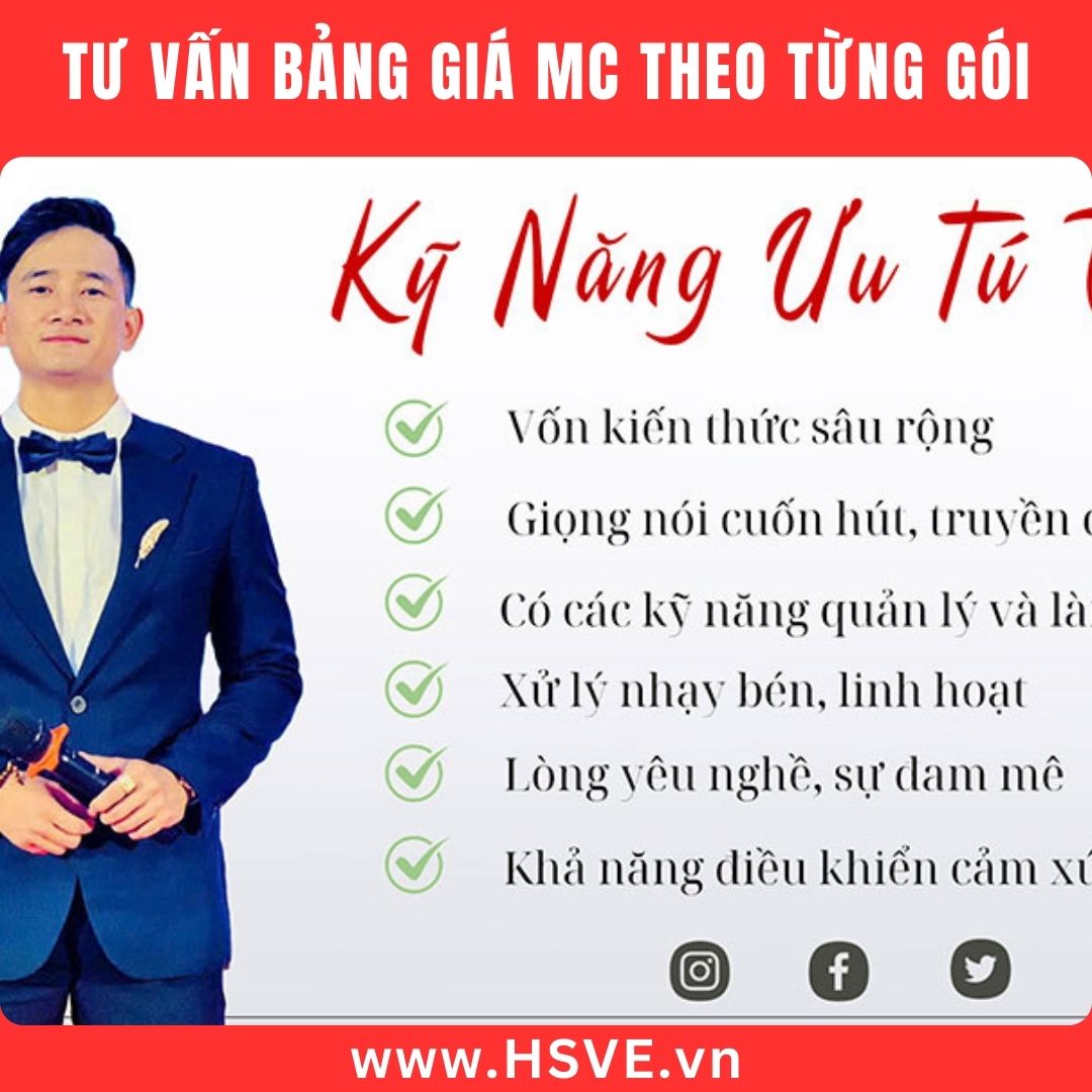 Giá thuê MC theo gói