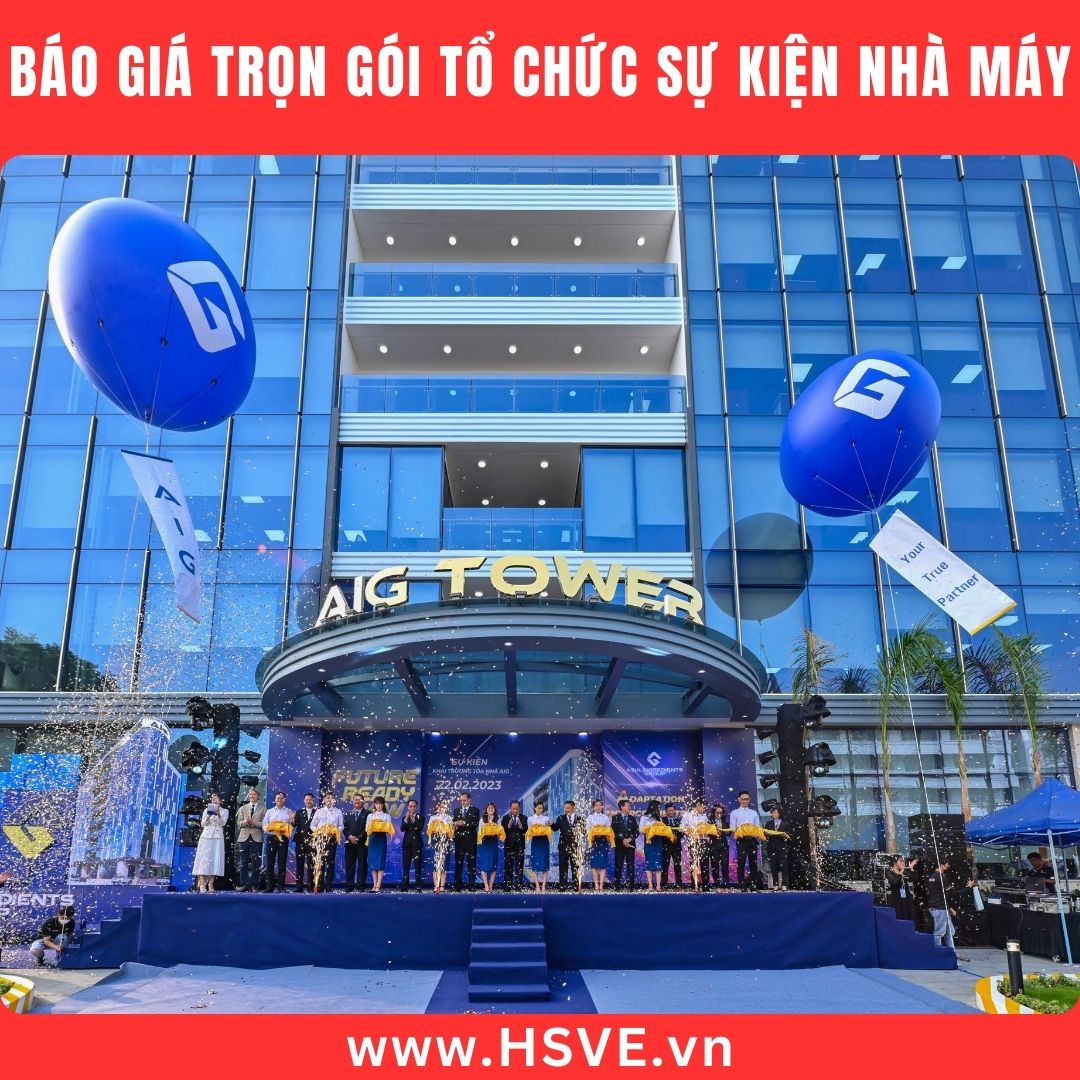 Giá tổ chức sự kiện xưởng