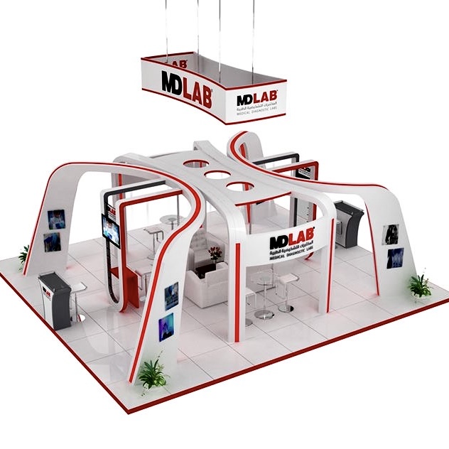 Gian hàng đảo (Island Booth)