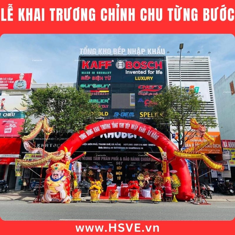 Khai trương chuyên nghiệp bài bản