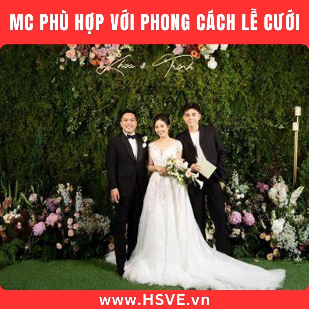 Kinh nghiệm chọn MC cưới