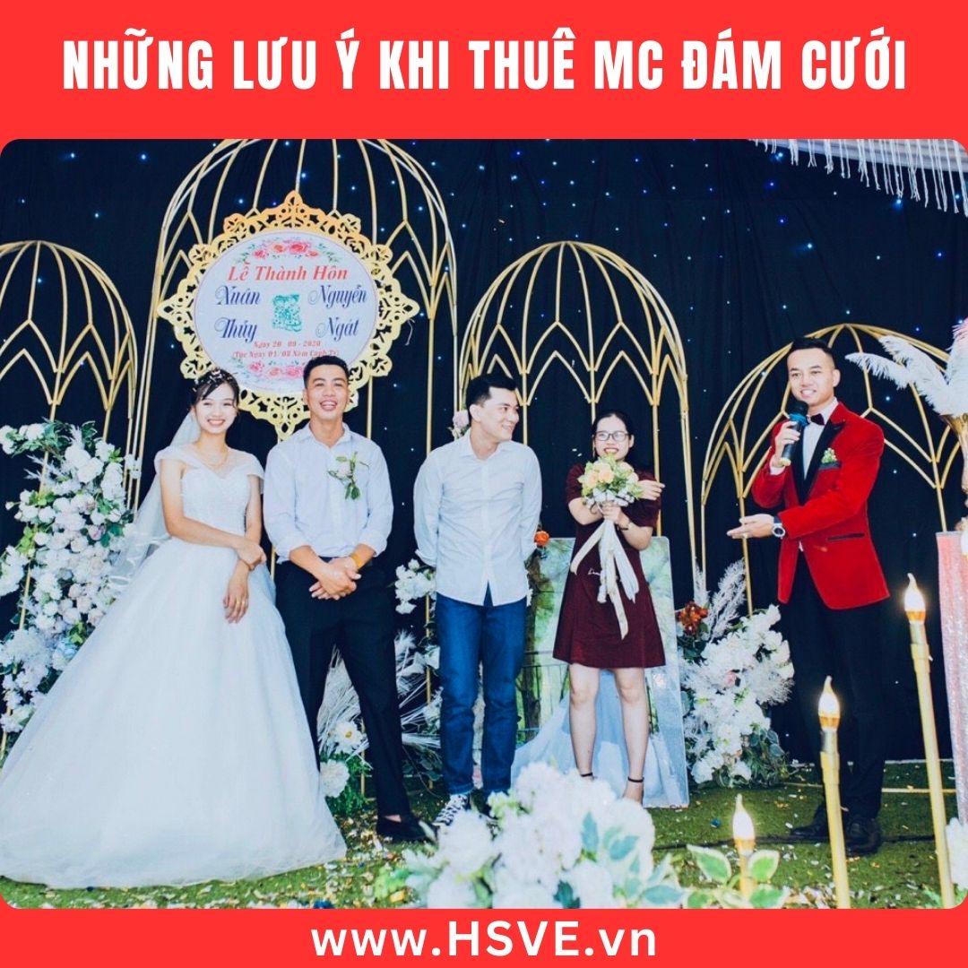 Kinh nghiệm thuê MC cưới