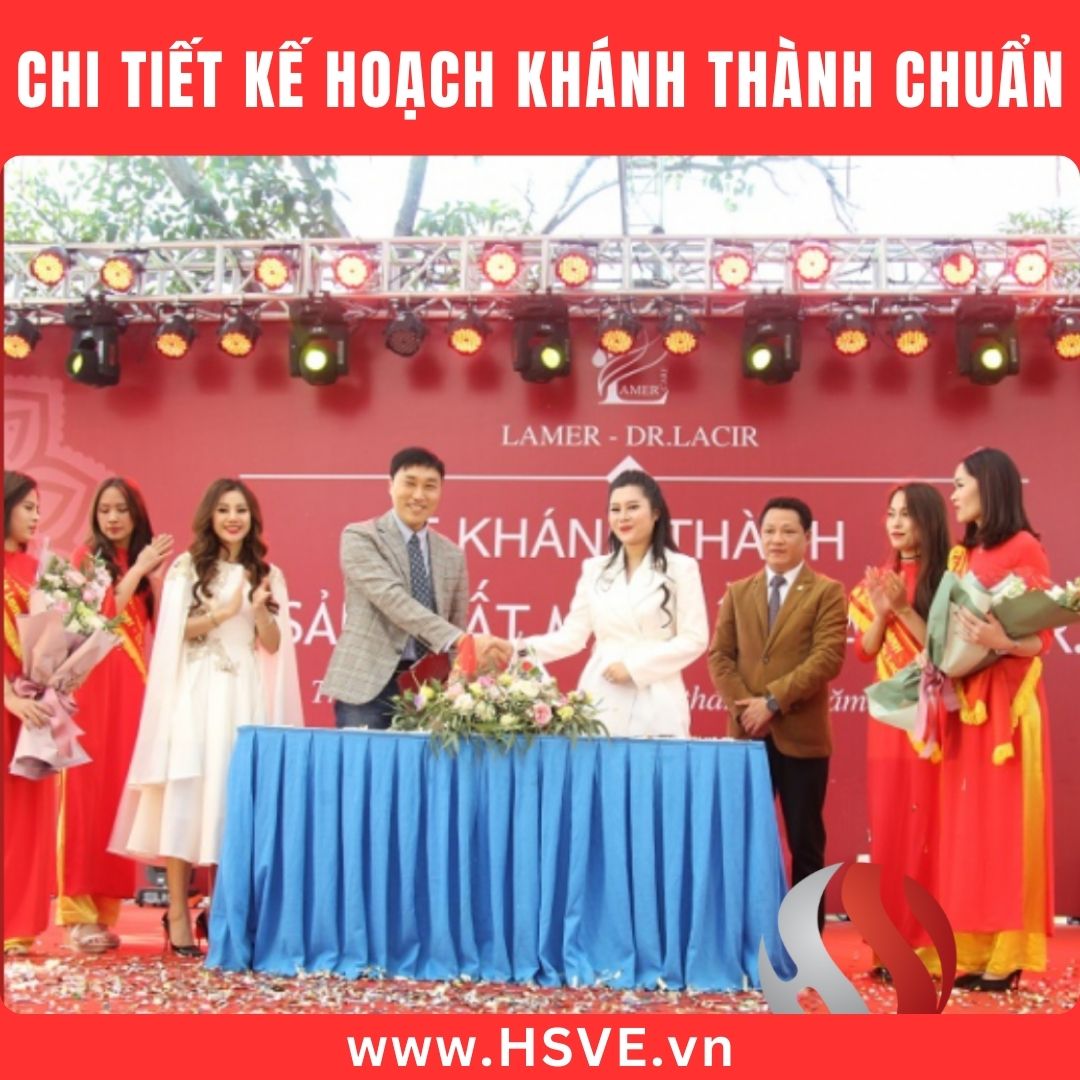 Lập kế hoạch lễ khánh thành hiệu quả