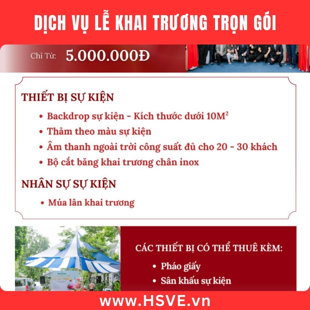 Lễ khai trương giá rẻ