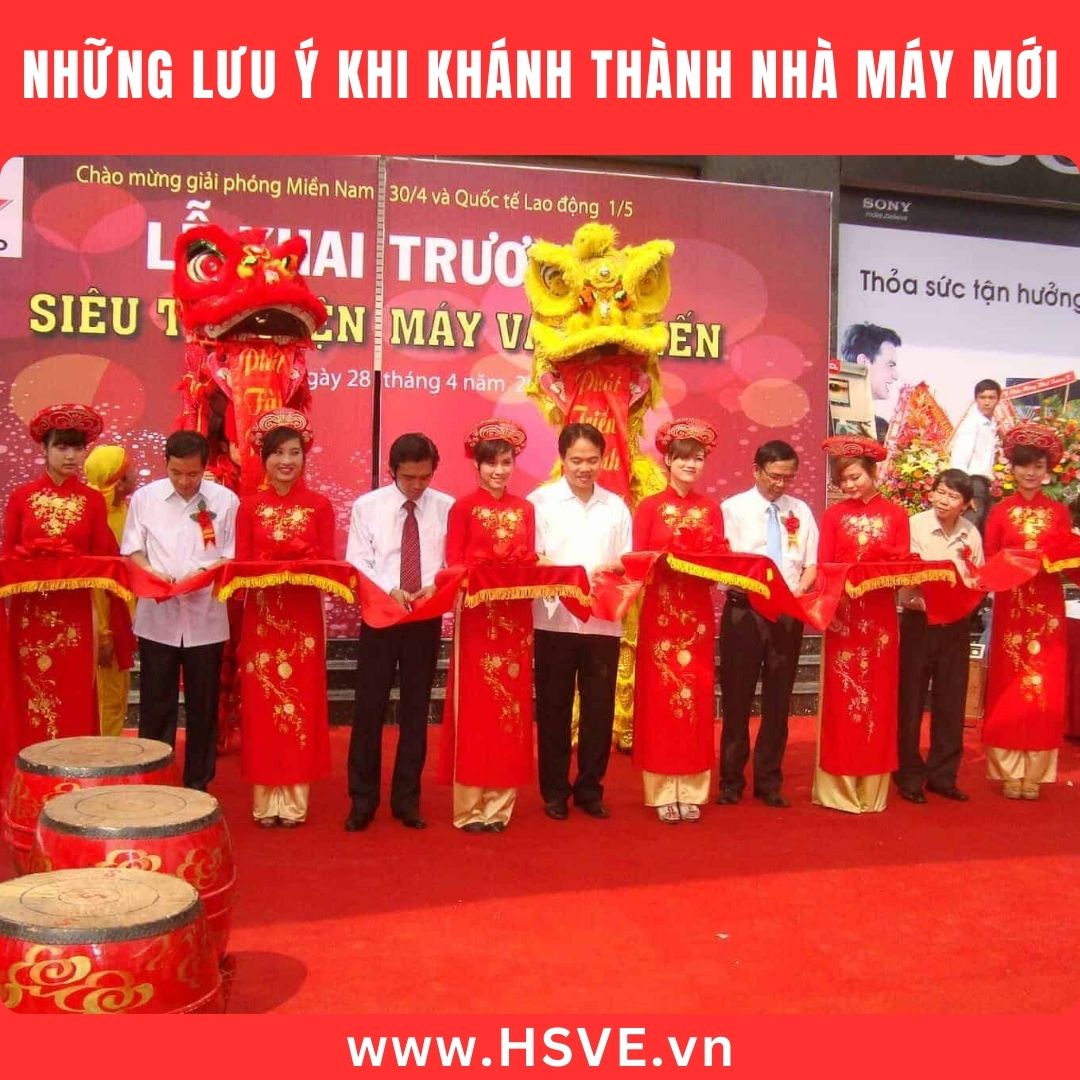 Lễ khánh thành chuyên nghiệp