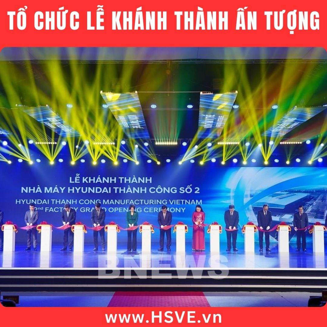 Lễ khánh thành chuyên nghiệp