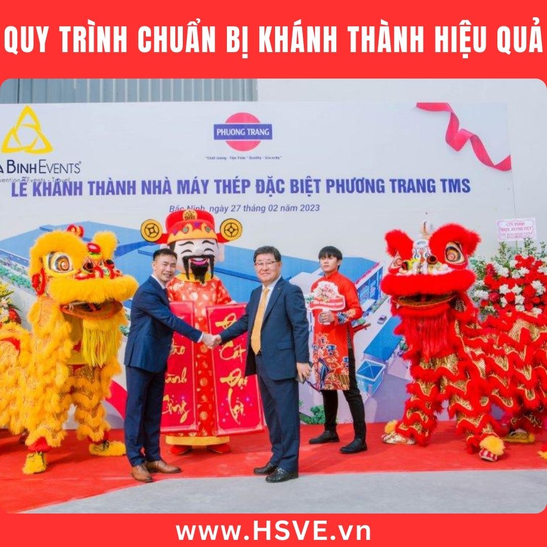 Lễ khánh thành nhà máy mới thành công