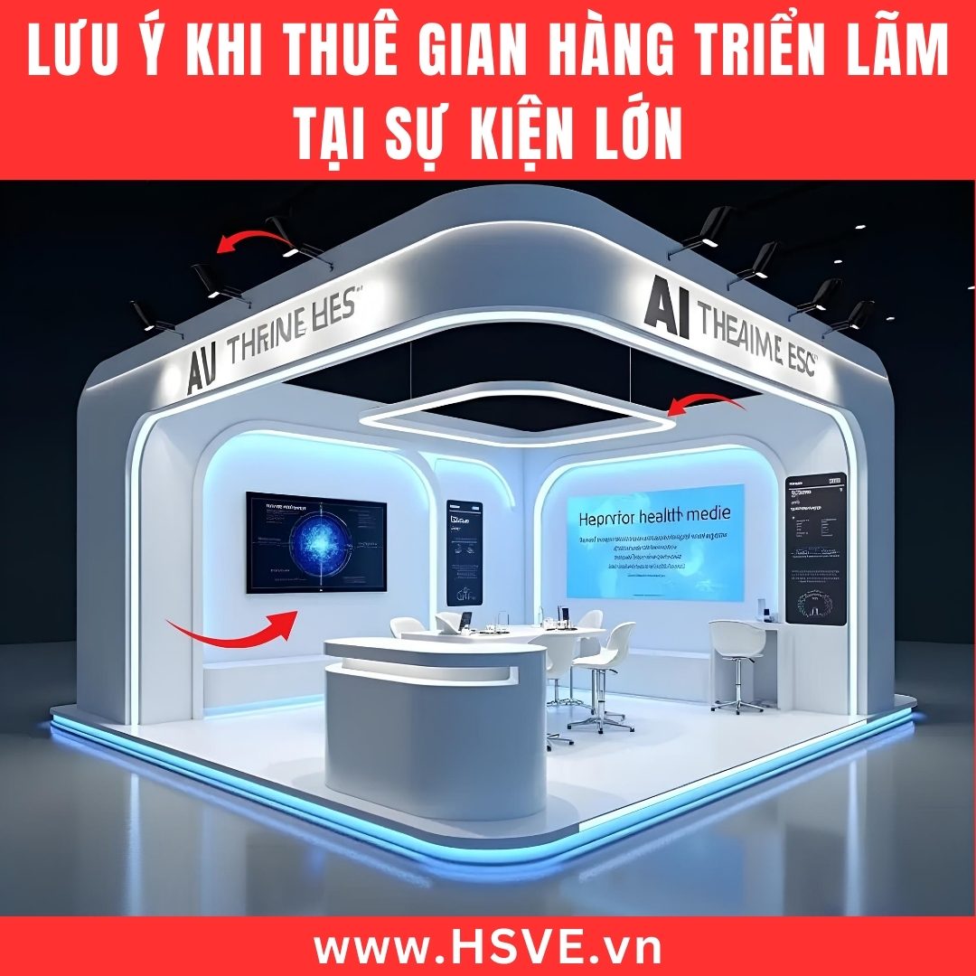 Lưu Ý Khi Thuê Gian Hàng Triển Lãm Tại Sự Kiện Lớn