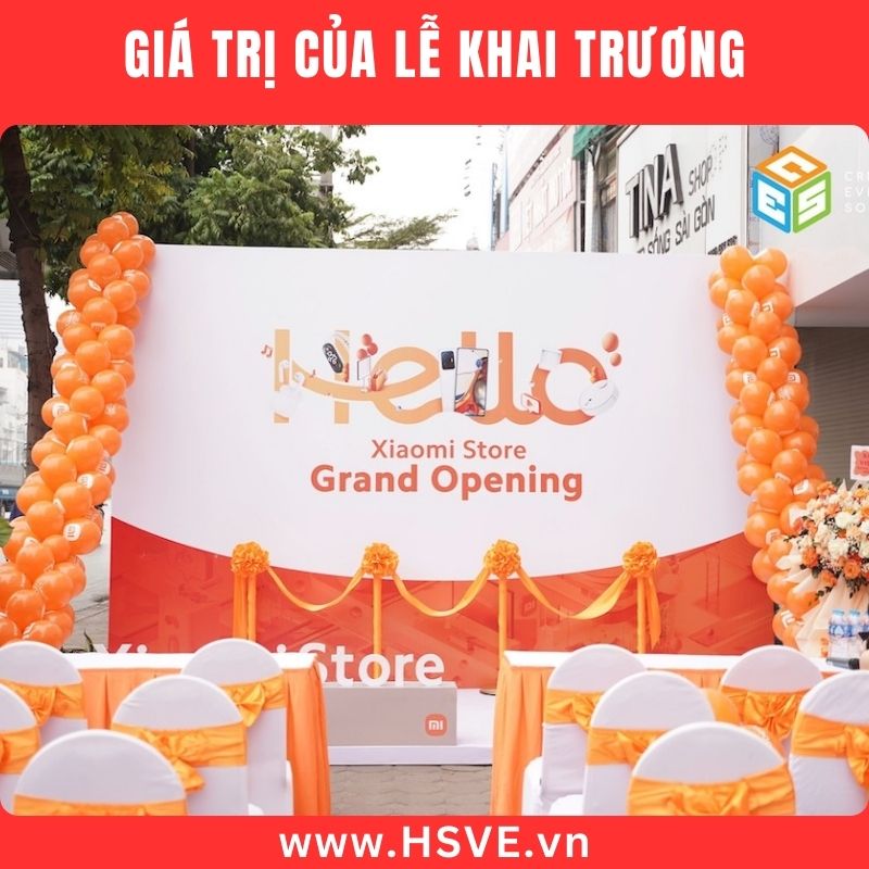 Lý do nên tổ chức khai trương