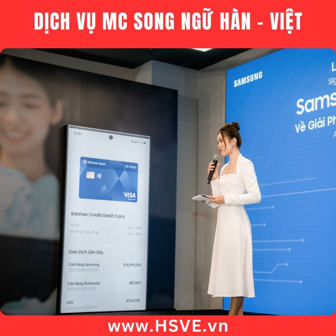 MC Tiếng Hàn chuyên nghiệp