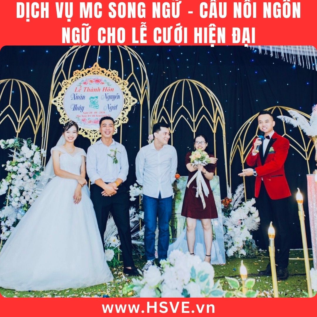MC đám cưới song ngữ chuyên nghiệp