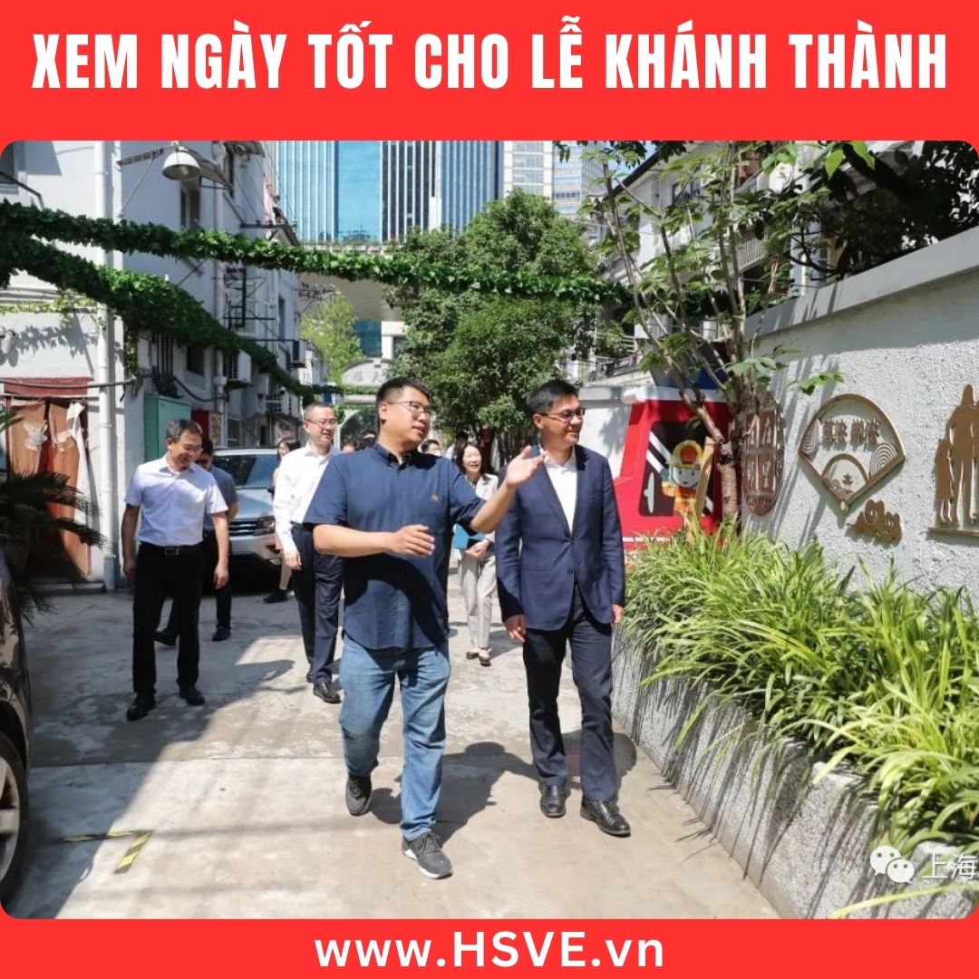 Ngày đẹp tổ chức khánh thành