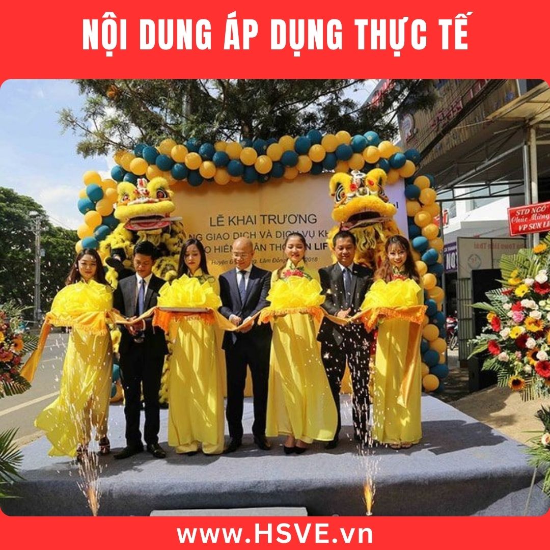 Nội dung áp dụng thực tế
