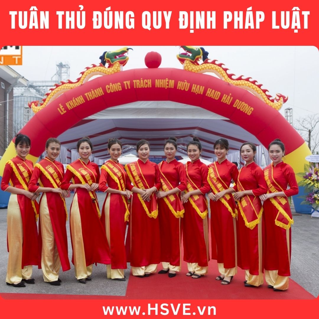 Quy trình pháp lý khánh thành