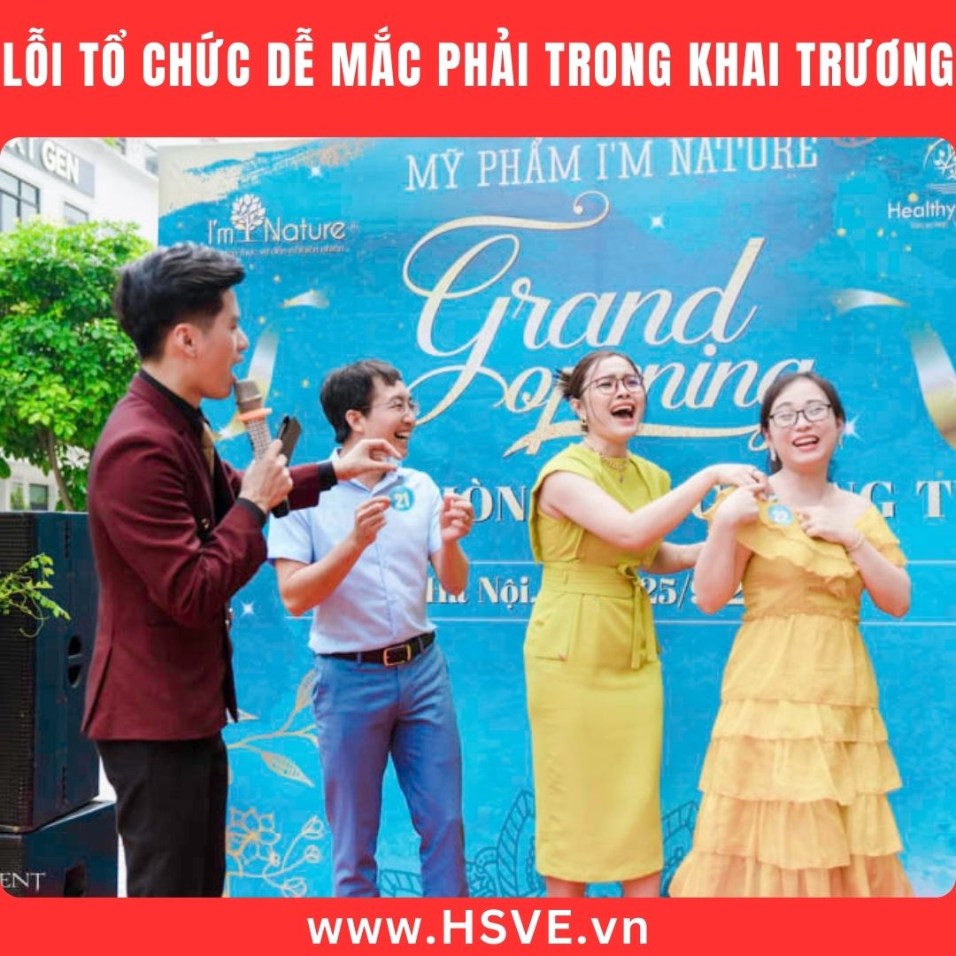 Sai lầm thường gặp khi khai trương