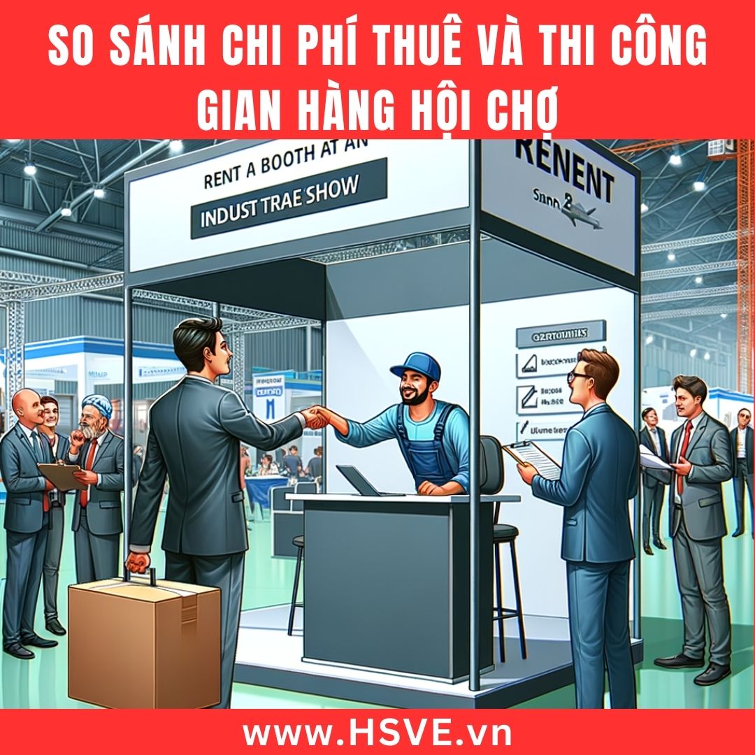 So Sánh Chi Phí Thuê Và Thi Công Gian Hàng Hội Chợ