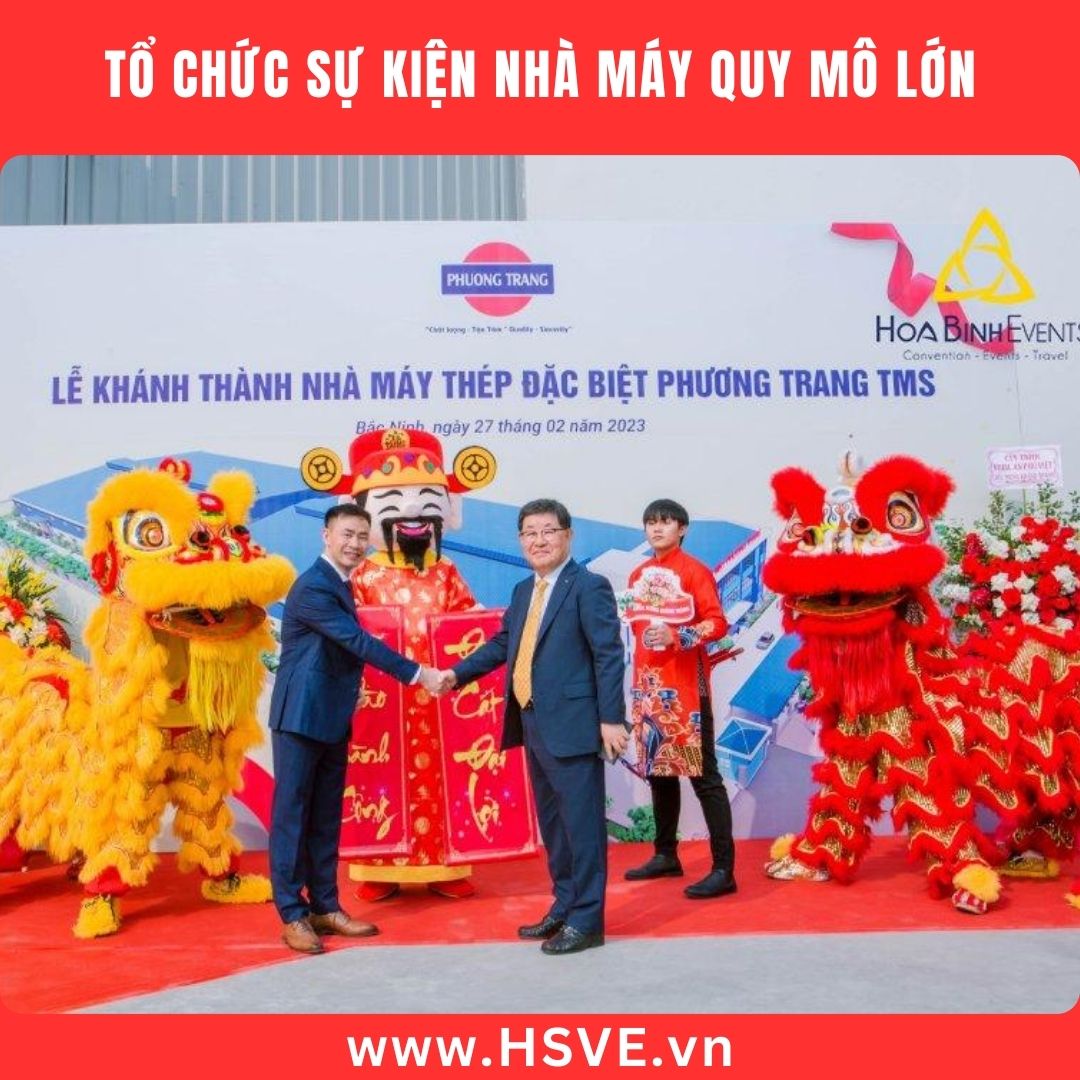 Sự kiện khánh thành nhà máy