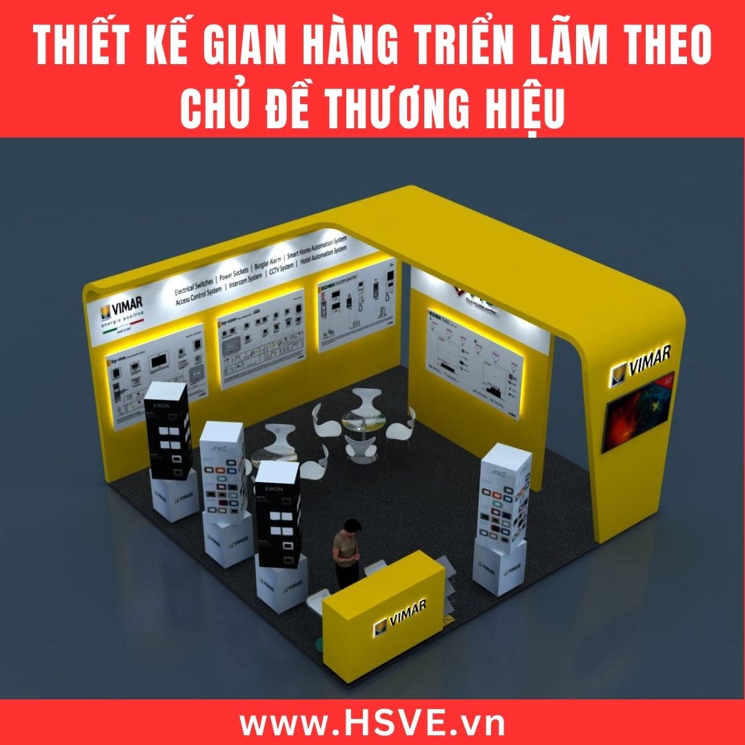 Thiết Kế Gian Hàng Triển Lãm Theo Chủ Đề Thương Hiệu