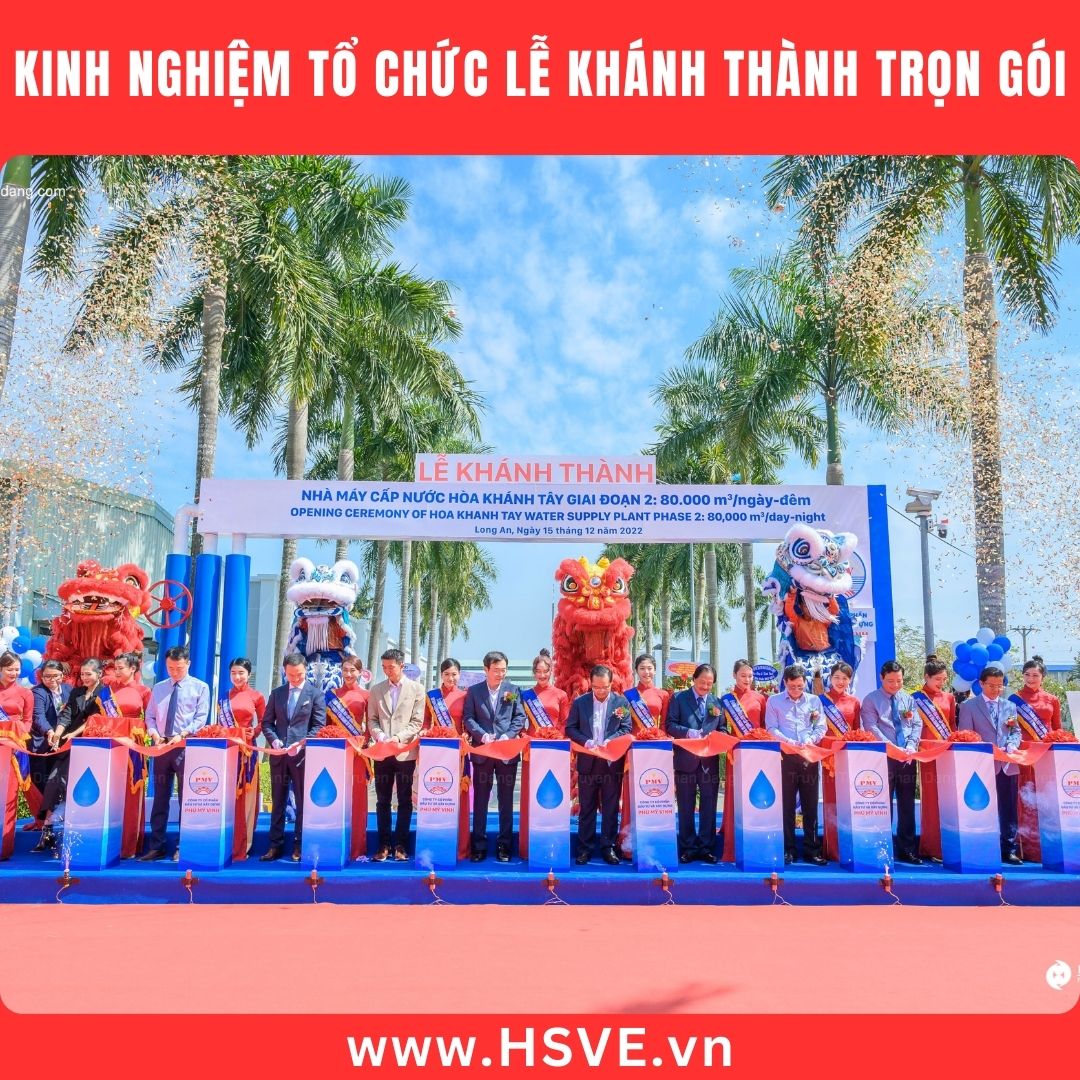 Tổ chức khánh thành nhà máy