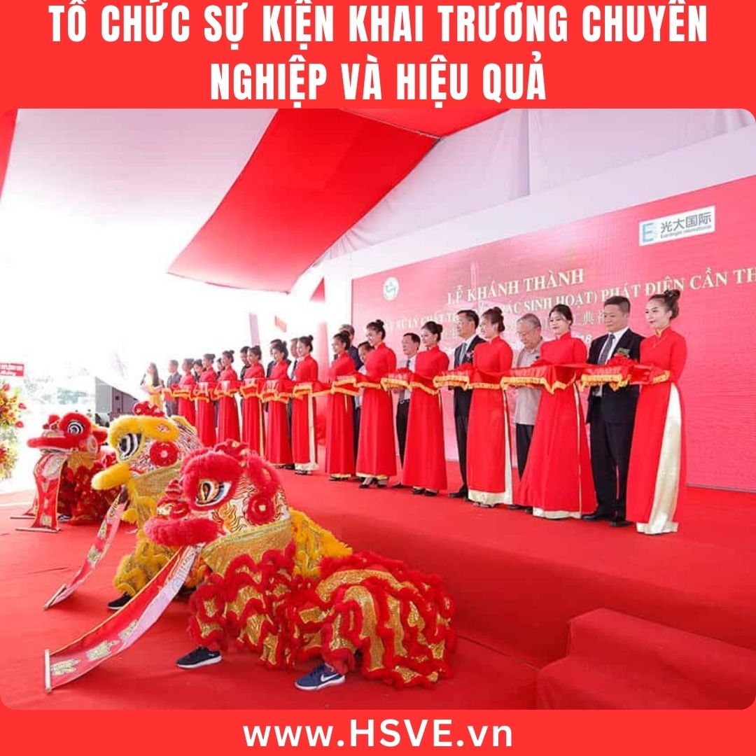 Tổ chức sự kiện khai trương