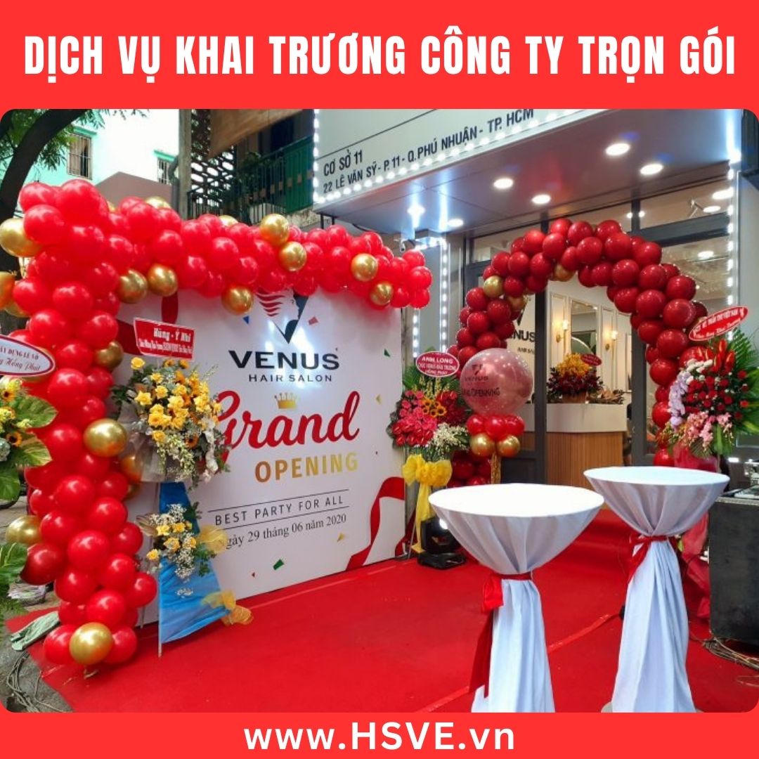 Tổ chức sự kiện khai trương