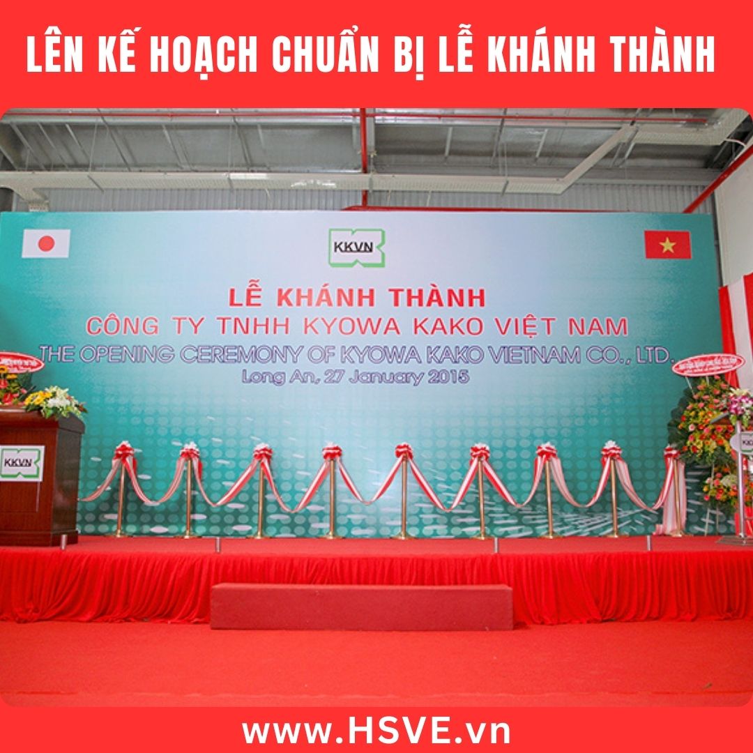 Tổ chức sự kiện khánh thành trọn gói