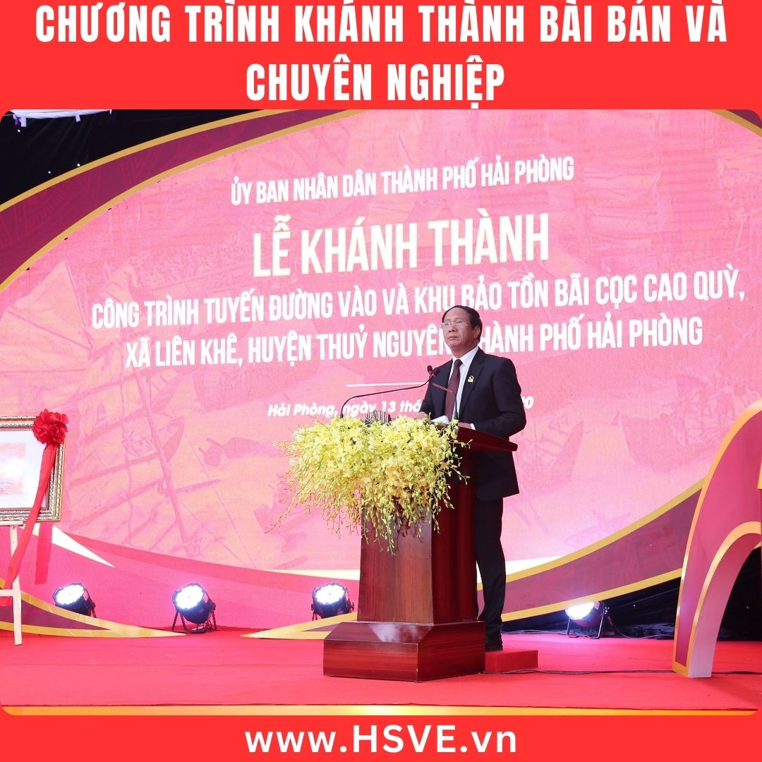Tổ chức sự kiện khánh thành