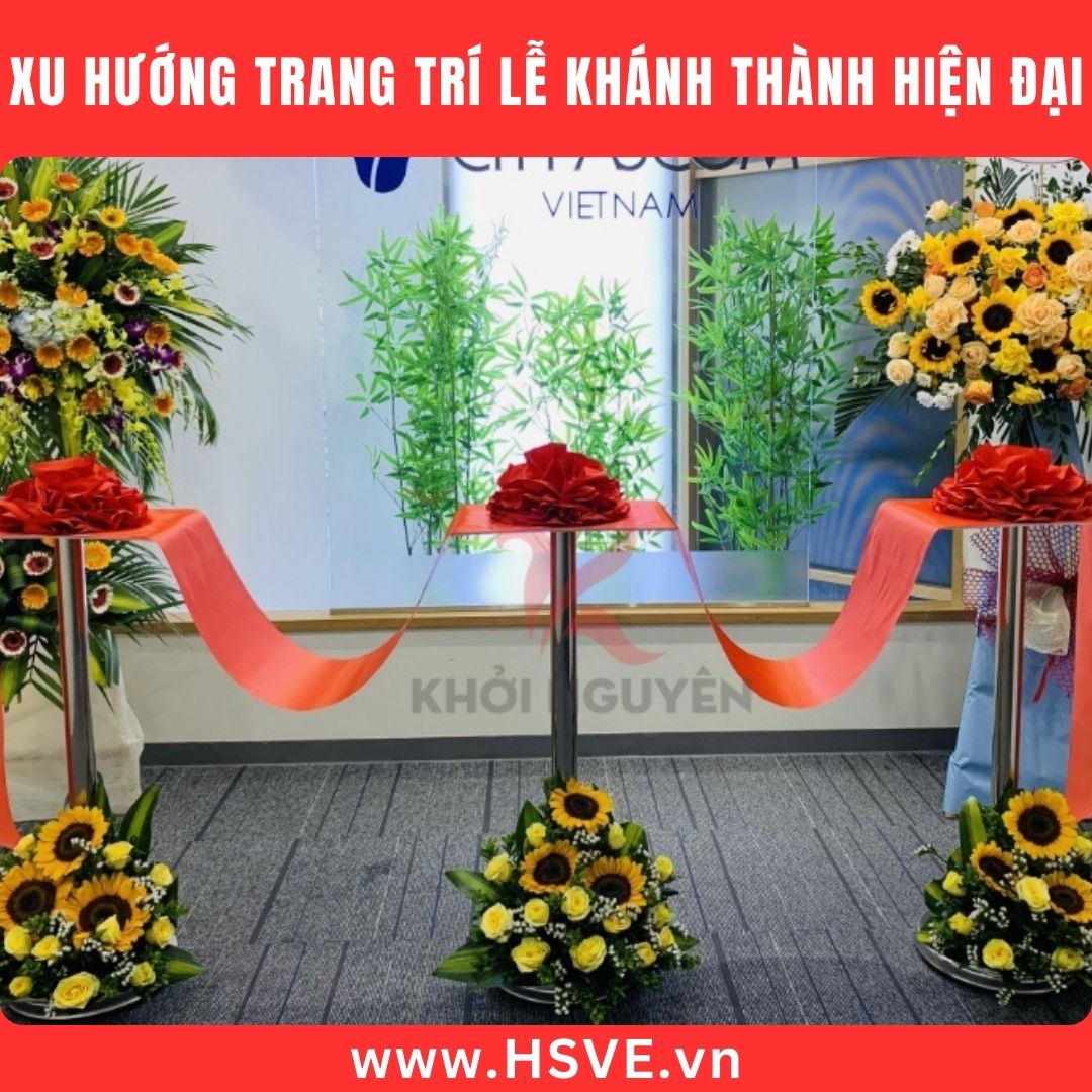 Trang trí khánh thành 2025