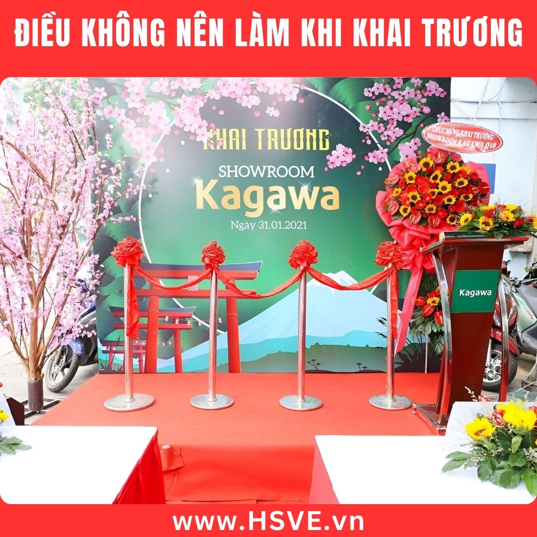 Tránh điều kiên kỵ khai trương