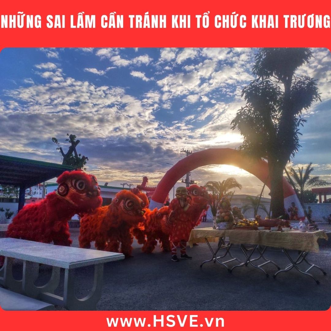 Tránh lỗi tổ chức sự kiện khai trương Tránh lỗi tổ chức sự kiện khai trương