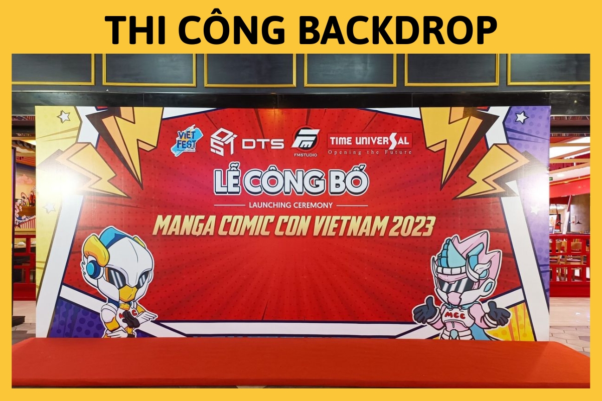 Thi công backdrop