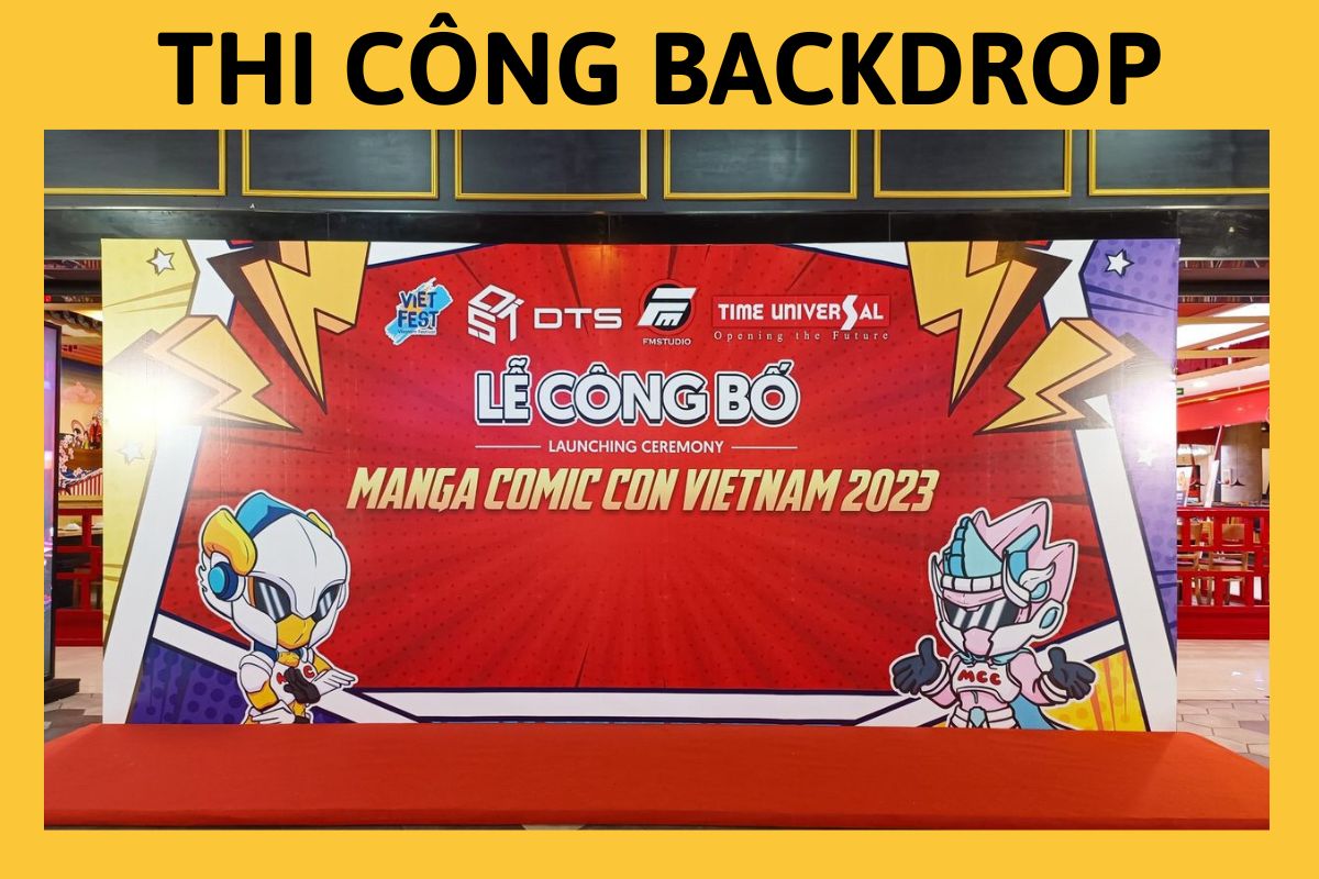 Thi công backdrop Thi công backdrop