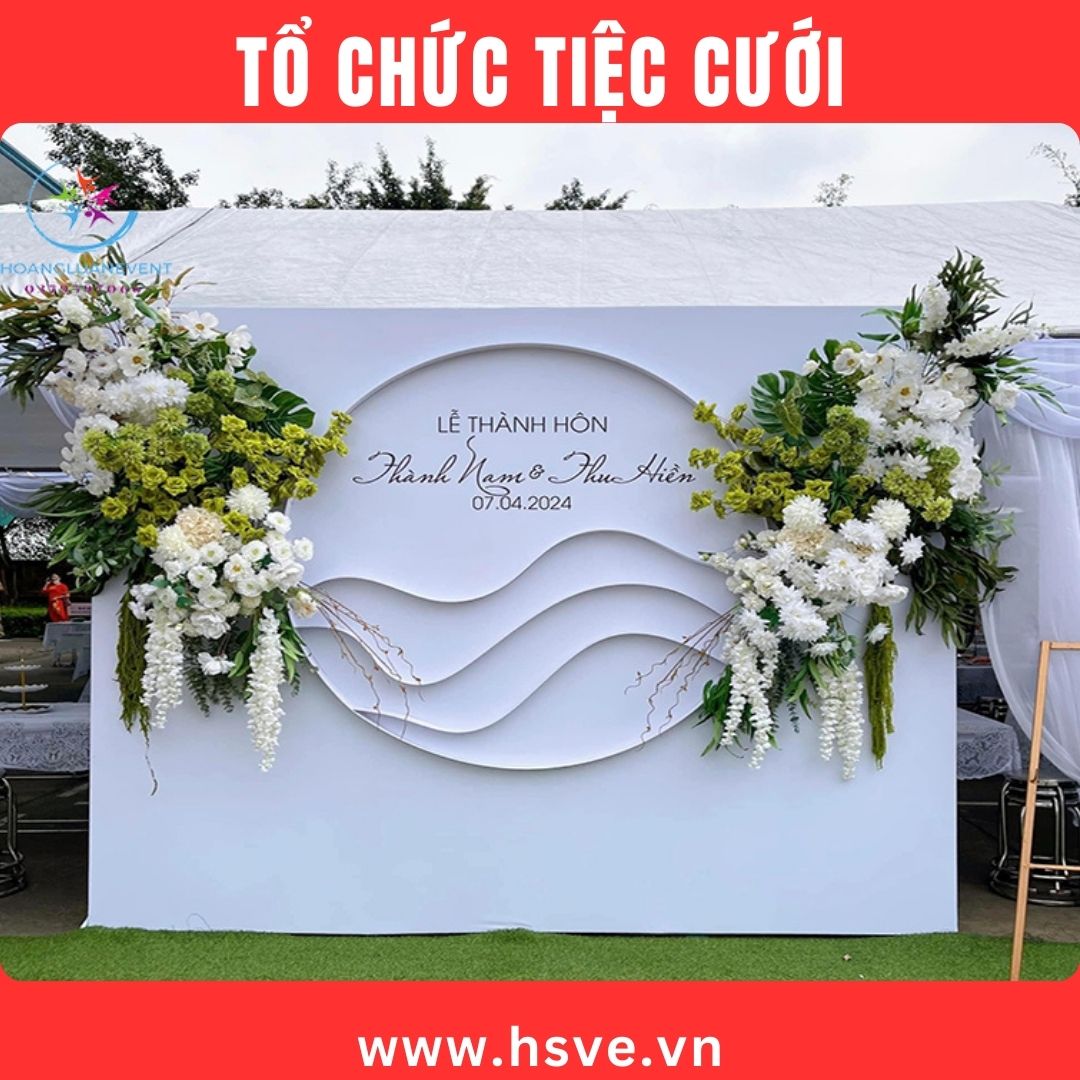 backdrop lễ thành hôn