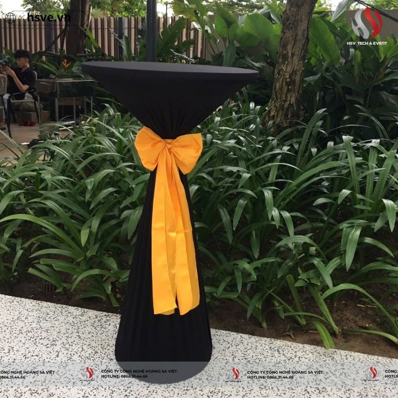 Thuê bàn bar kèm khăn, nơ cho sự kiện