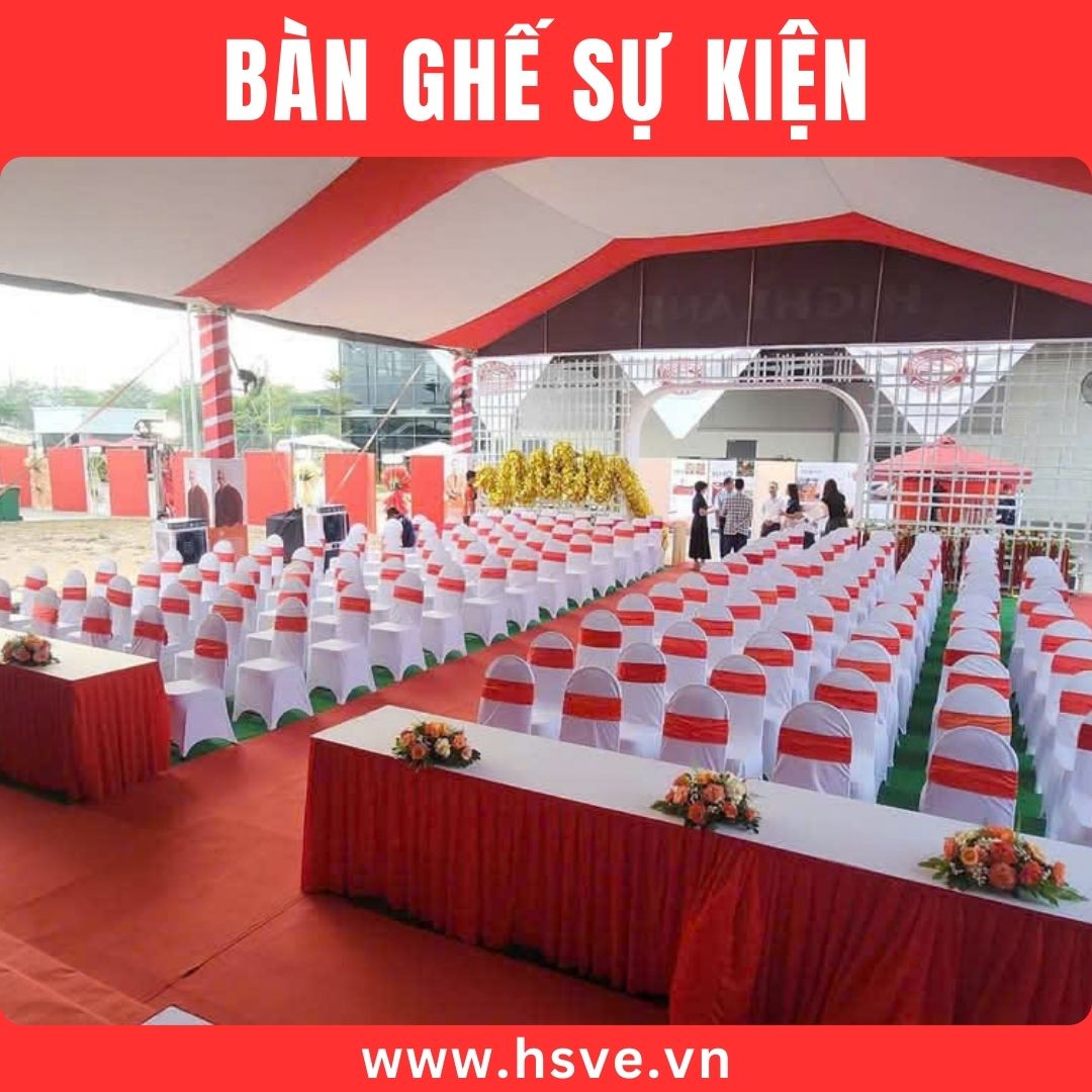 Bàn ghế sự kiện