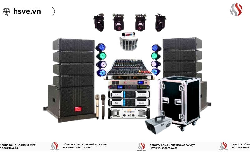 HSVE cung cấp hệ thống âm thanh ánh sáng tất niên chuyên nghiệp