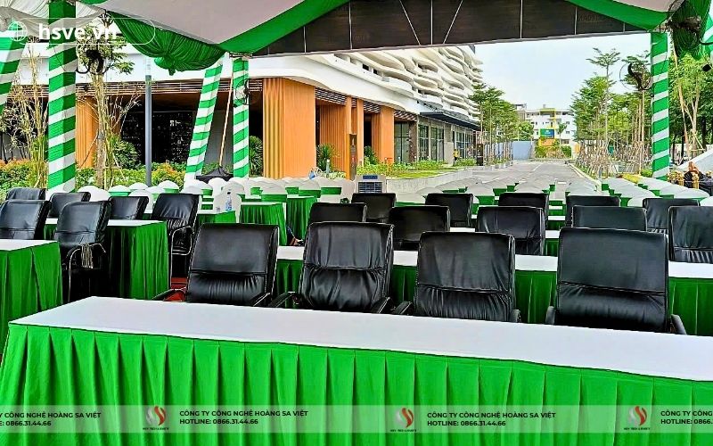 HSVE cung cấp, cho thuê bàn ghế sự kiện số lượng lớn, đa dạng mẫu mã