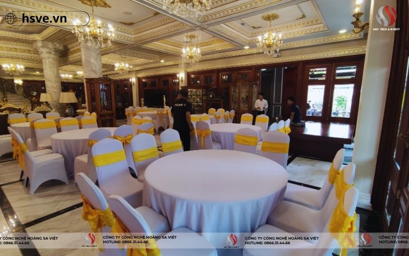 Dịch vụ thuê ghế banquet tại HSVE