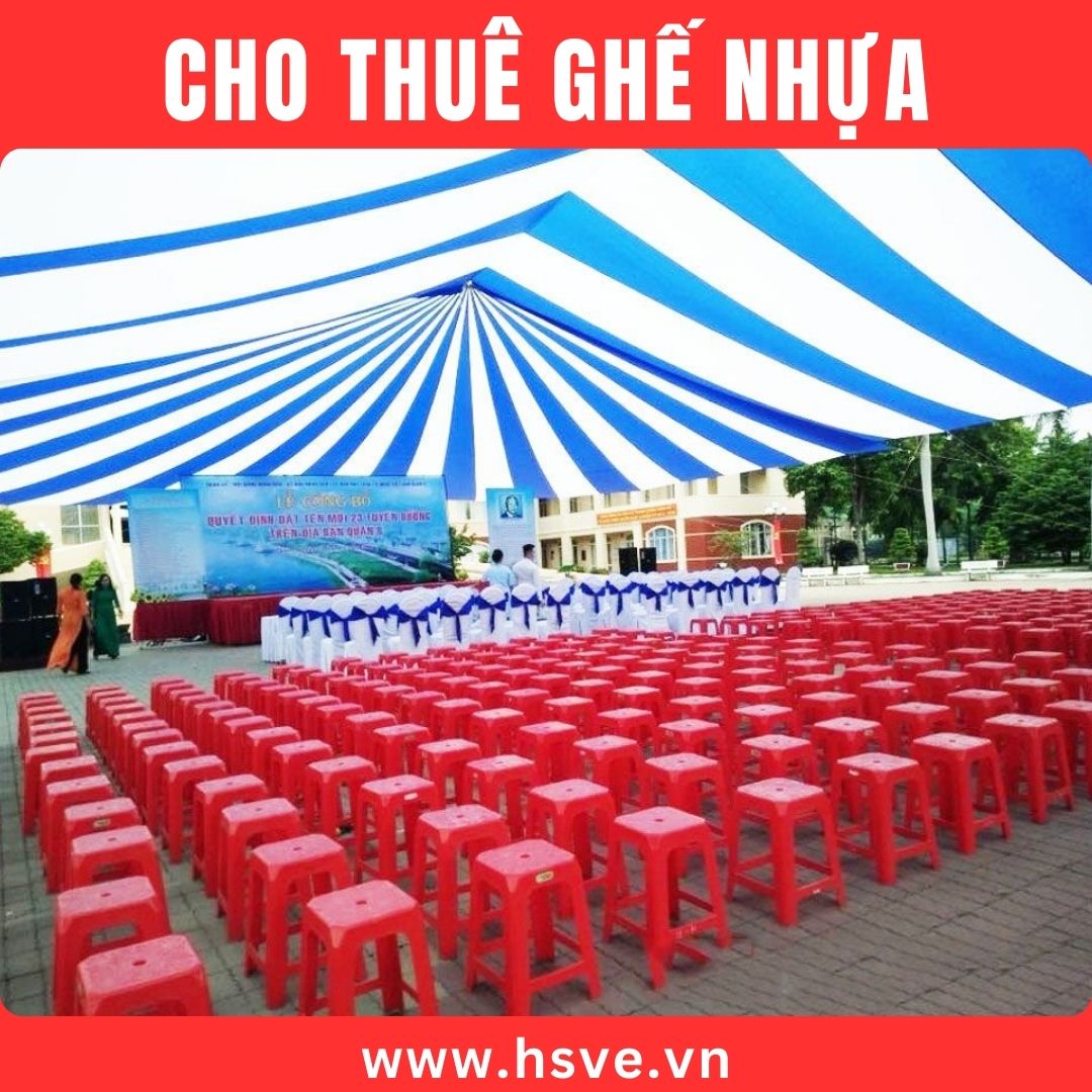 Cho thuê ghế nhựa Cho thuê ghế nhựa