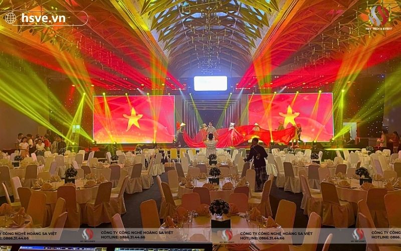 HSVE cung cấp dịch vụ cho thuê màn hình led sân khấu giá tốt