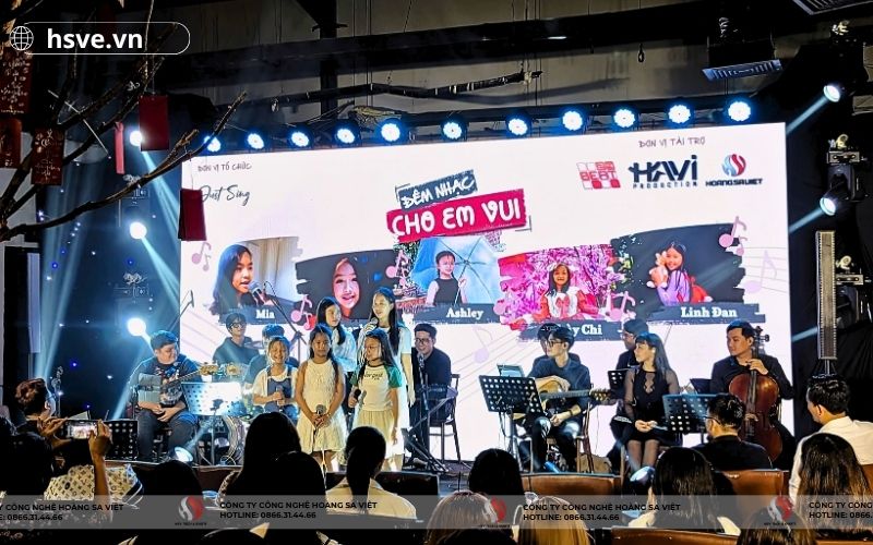 HSVE đồng hành cùng đêm nhạc Cho EM Vui  ​