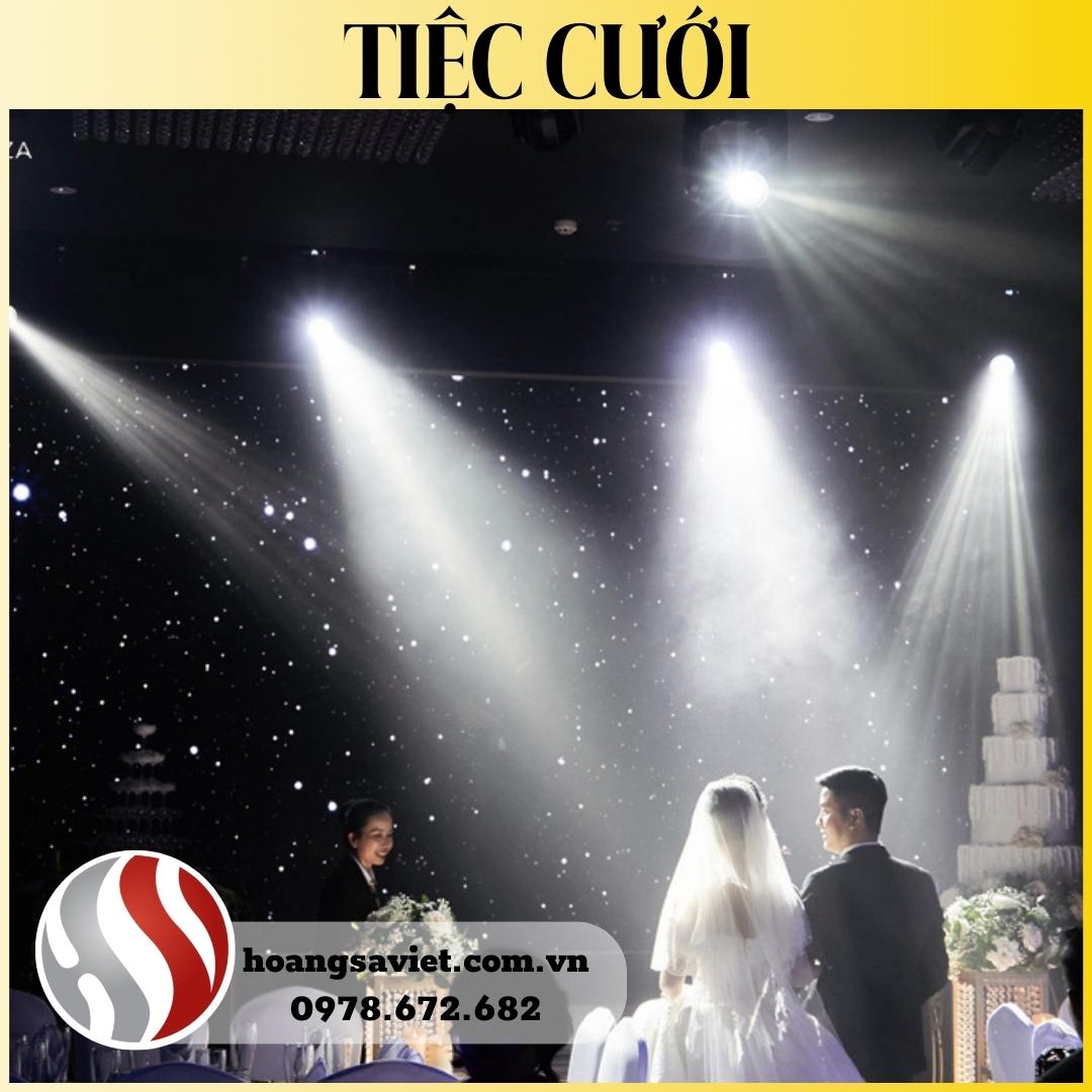 follow lights in weddings