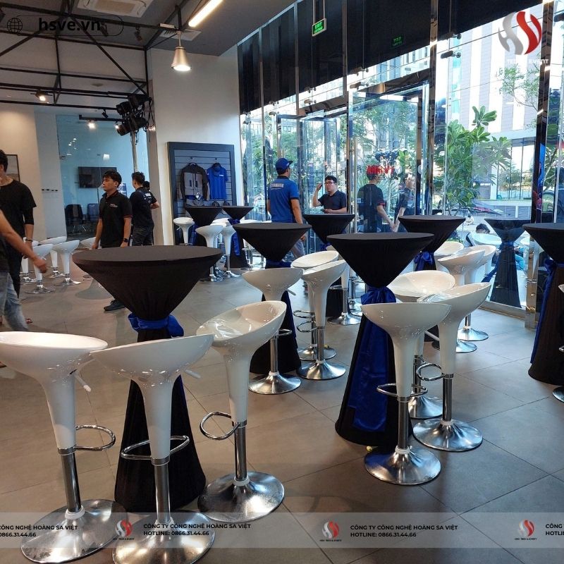 Dịch vụ cho thuê bàn bar kèm khăn, nơ cho sự kiện