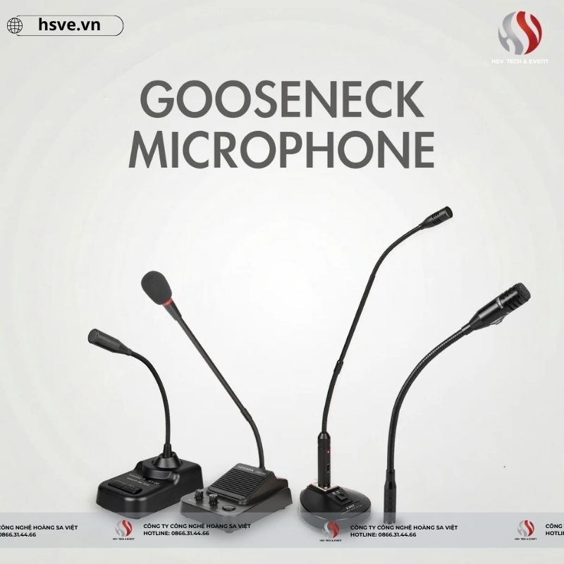 Dịch vụ thuê Micro cổ ngỗng tại HSVE