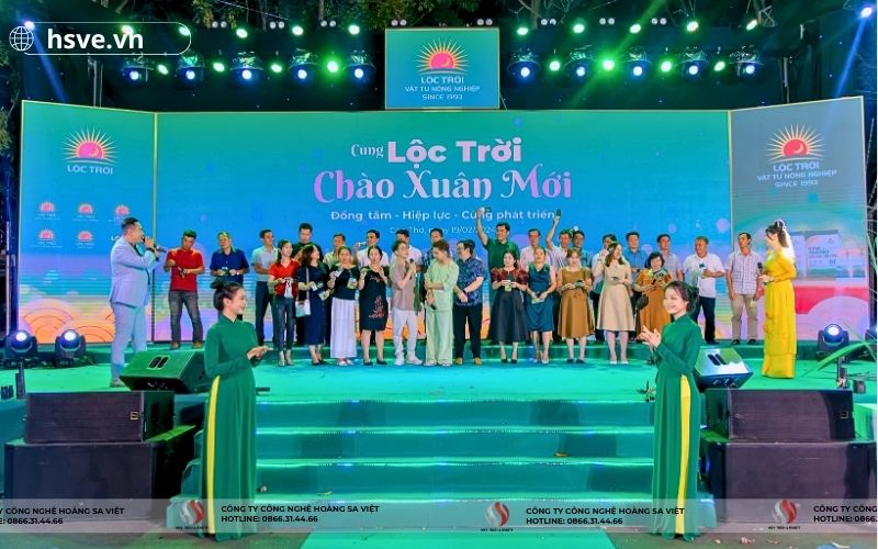 HSVE Đồng Hành cùng Tập Đoàn Lộc Trời Tổ Chức Tiệc Tân Niên